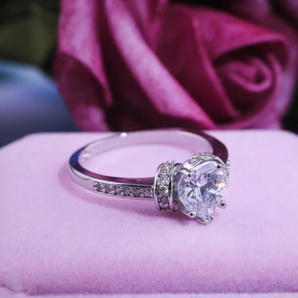 ▶Wedding Heart Diamond Ring for Women, F147